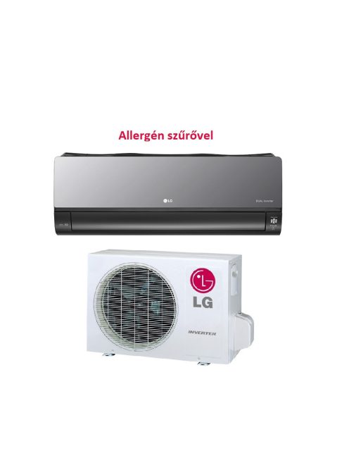LG AM12BP ART COOL Mirror oldalfali monosplit klíma 3,5kW