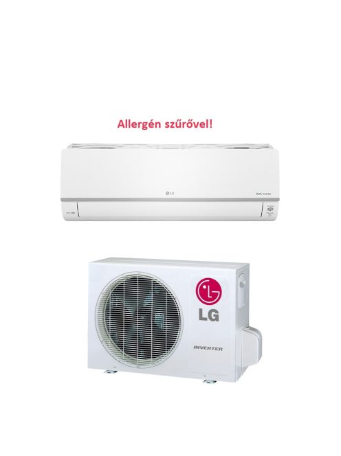 LG Silence Plus PC09SK oldalfali monosplit  klíma 2,5kW